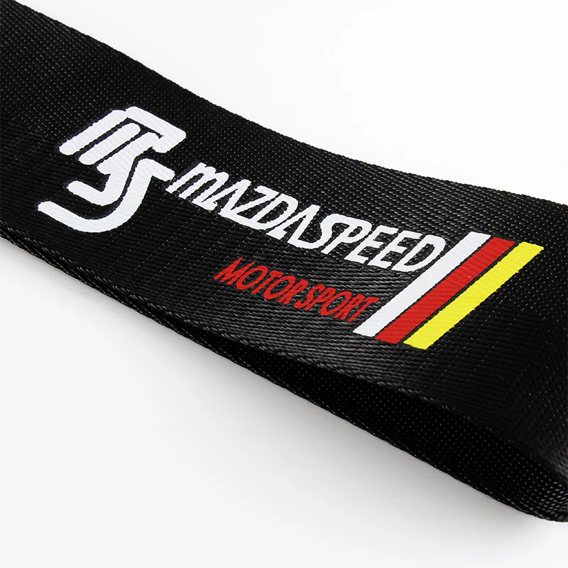 Mazdaspeed Black Racing Tow Strap for Front / Rear Bumper - Image 3