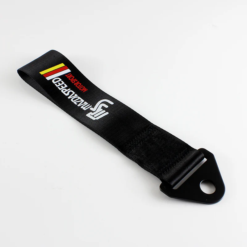 Mazdaspeed Black Racing Tow Strap for Front / Rear Bumper - Image 4