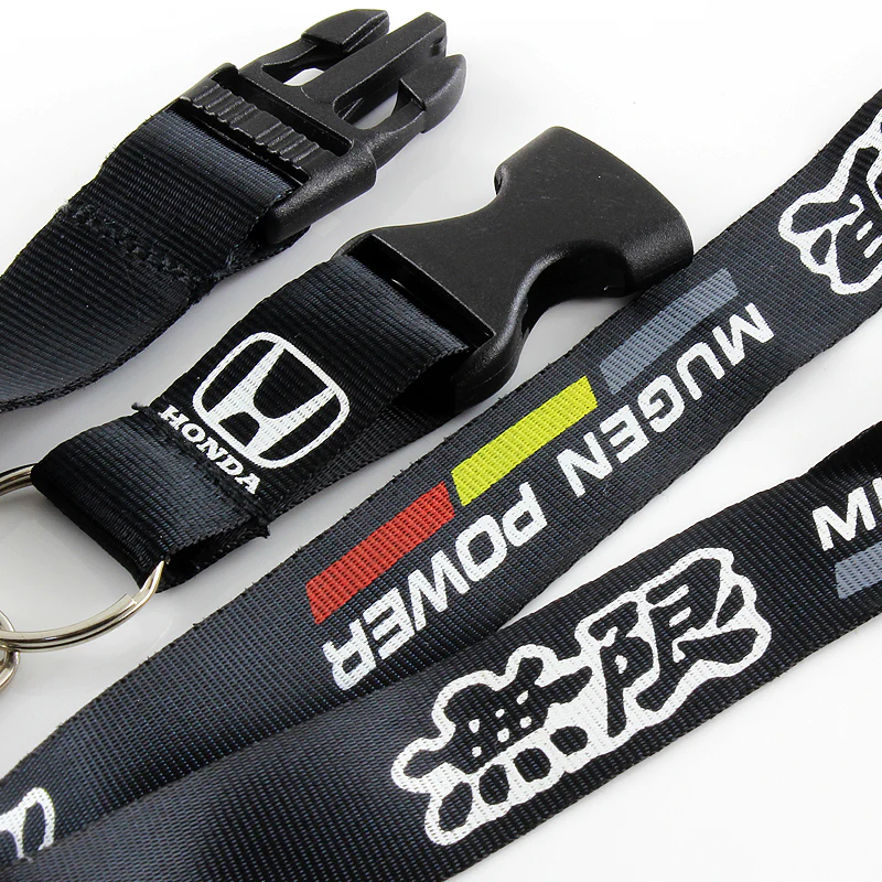 Mugen Black Keychain Lanyard - Image 2