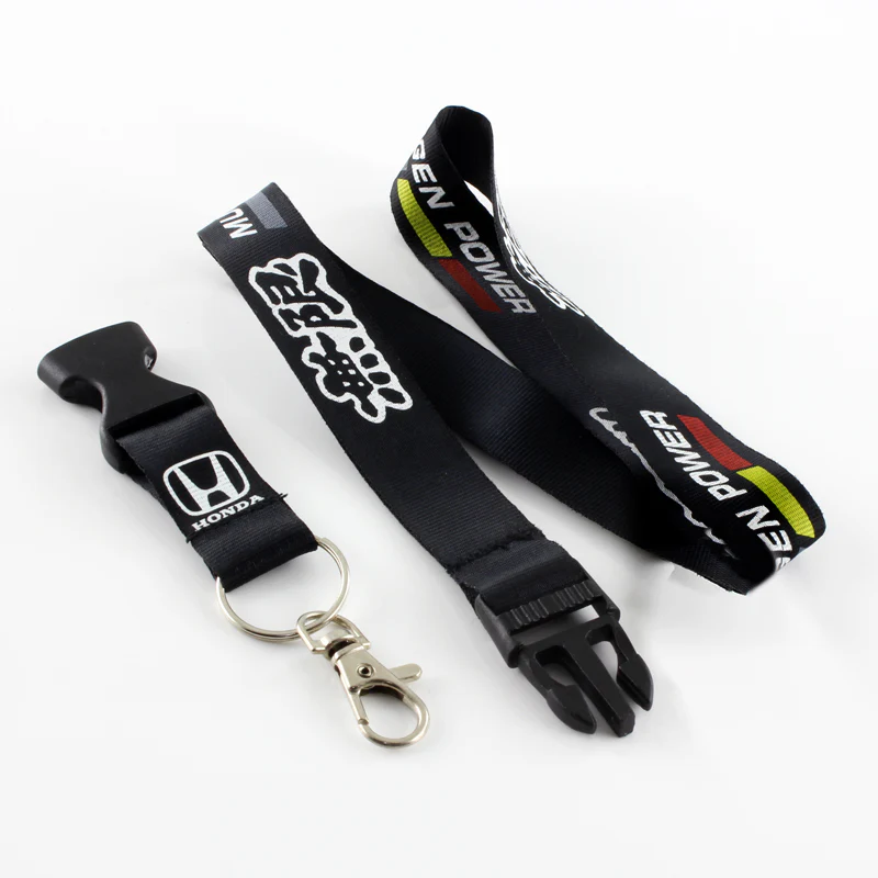 Mugen Black Keychain Lanyard - Image 3