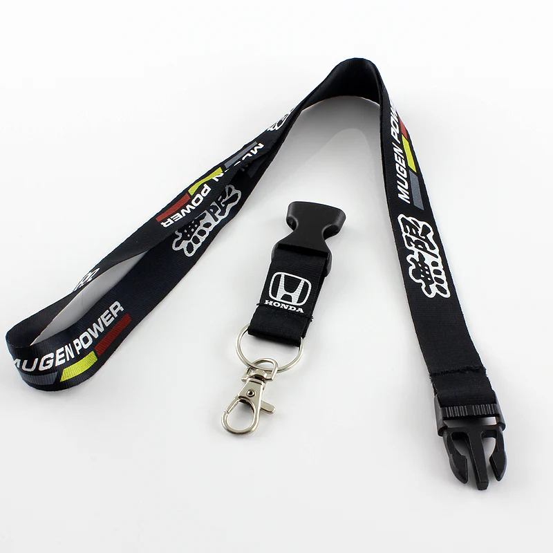 Mugen Black Keychain Lanyard - Image 4