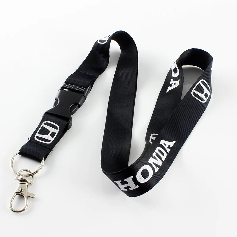 Honda Black Keychain Lanyard - Image 2
