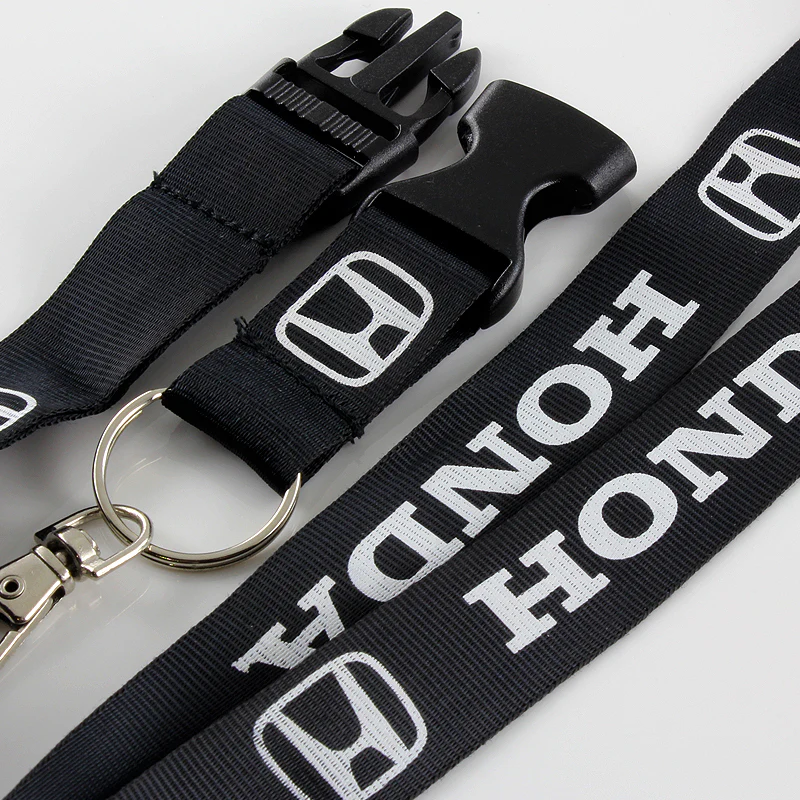 Honda Black Keychain Lanyard - Image 3