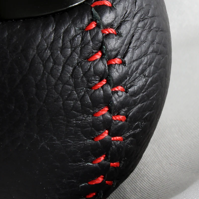Mugen 5-Speed Black Shift Knob with PVC Leather - Image 5