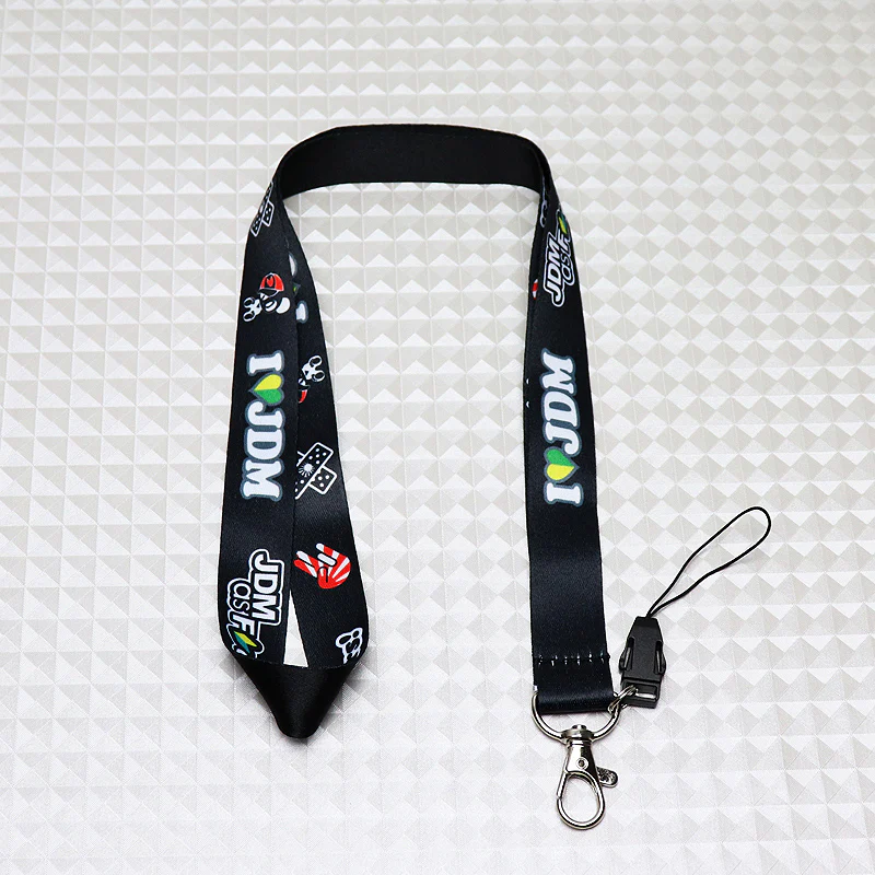 JDM AS FCK Black Keychain Lanyard - Image 3