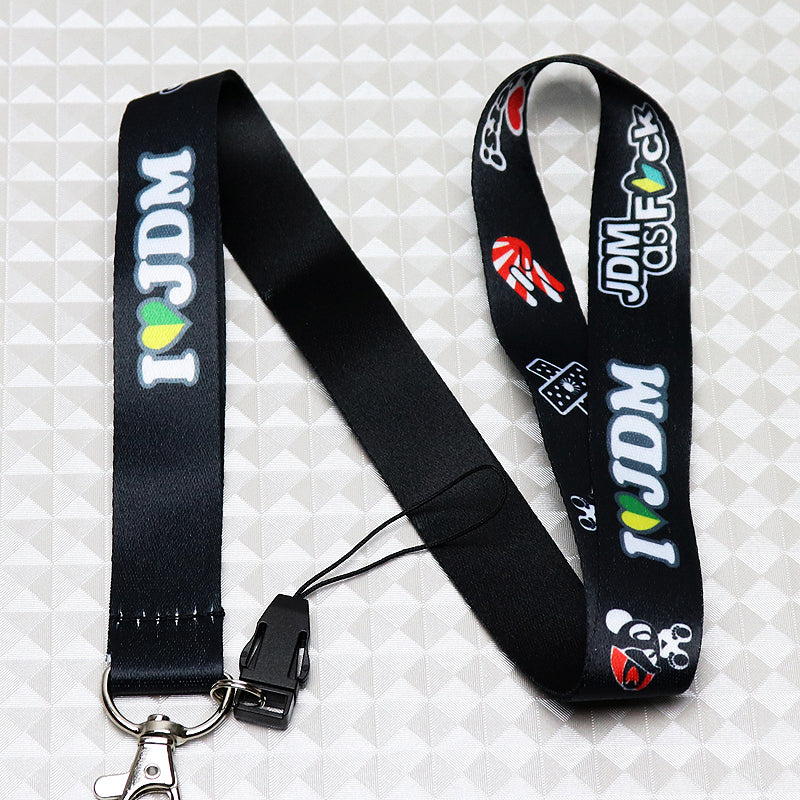 JDM AS FCK Black Keychain Lanyard - Image 4