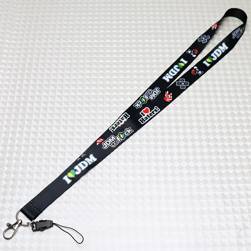 JDM AS FCK Black Keychain Lanyard - Image 5