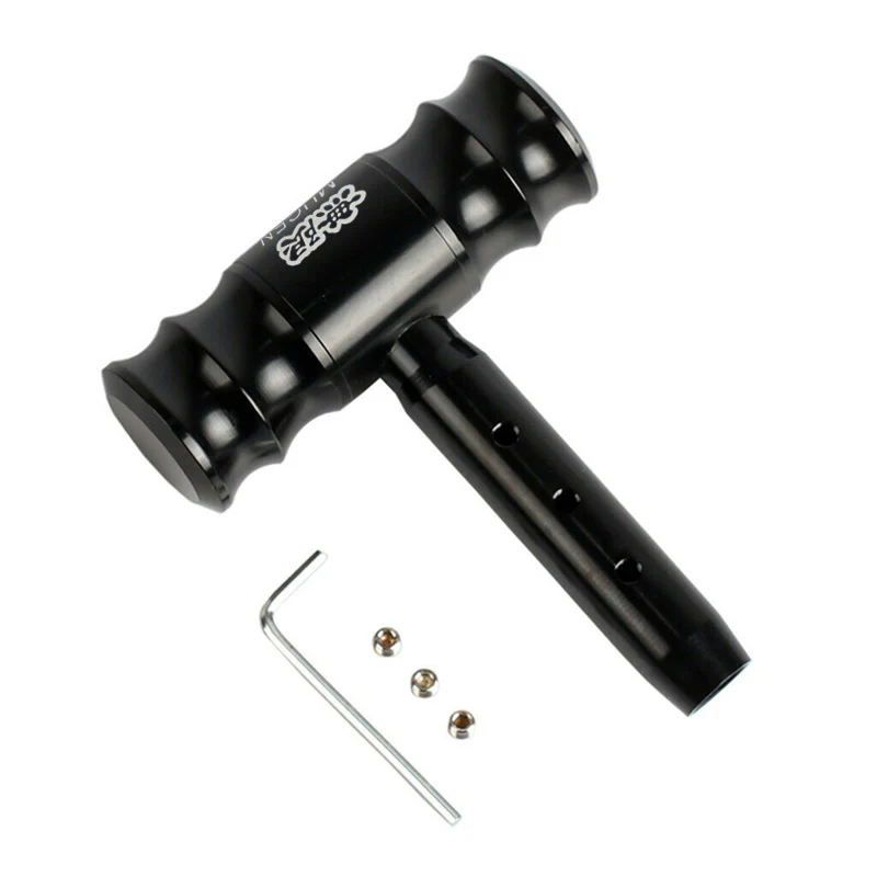 Black MUGEN Honda Civic Type R Car Shift Knob Aircraft Joystick Transmission Racing Gear Shifter - Image 2