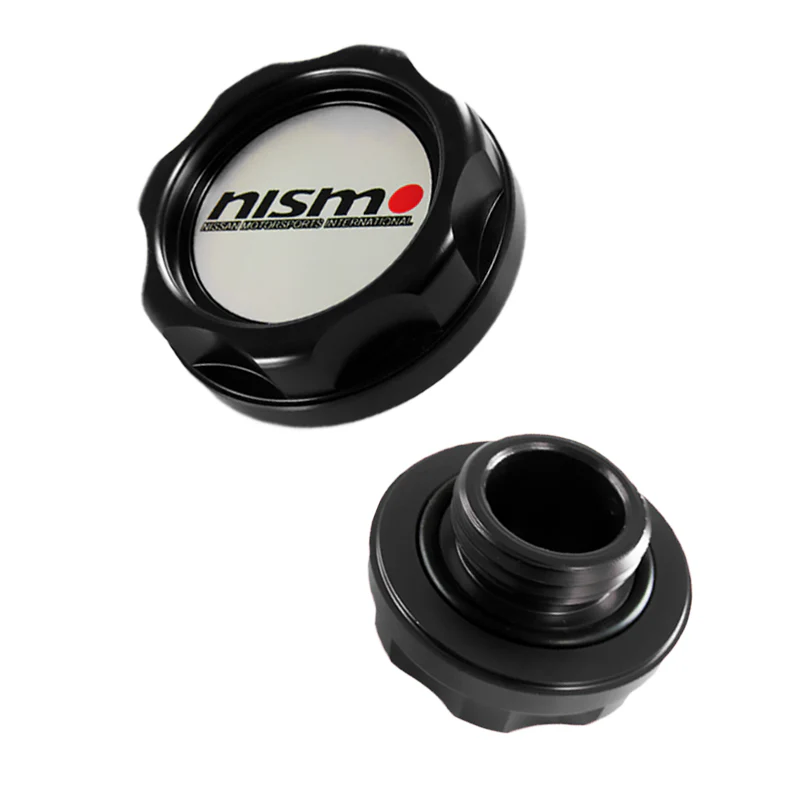 Black NISMO Polished Billet Racing Oil Cap Fit Nissan GTR G37 G35 370z 350z NEW - Image 5
