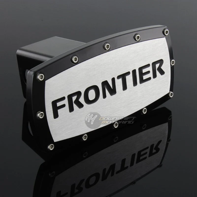 Black NISSAN Frontier LOGO Hitch Cover Plug Cap For 2" Trailer Tow Receiver with ALLEN BOLTS Design - Image 4