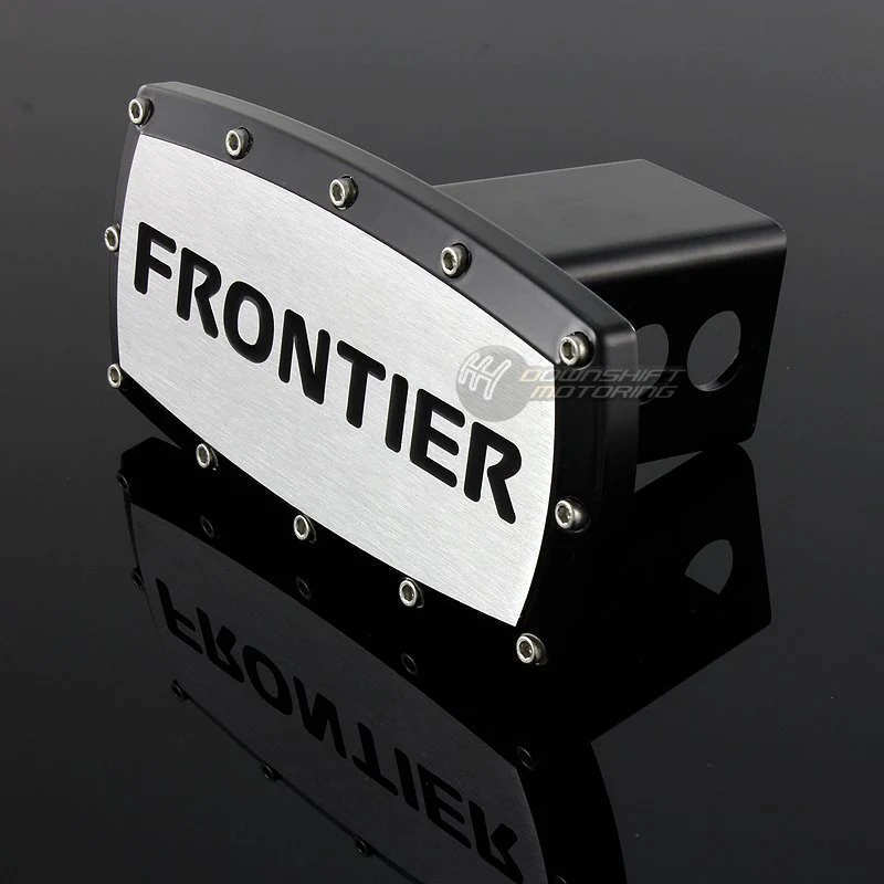 Black NISSAN Frontier LOGO Hitch Cover Plug Cap For 2" Trailer Tow Receiver with ALLEN BOLTS Design - Image 6
