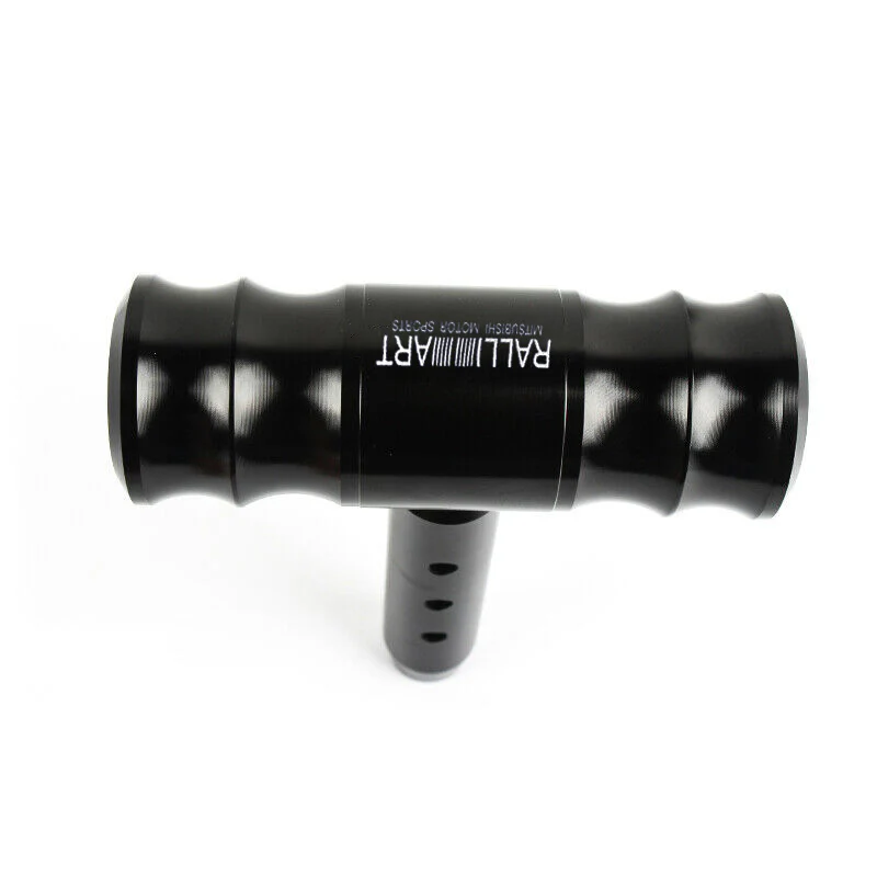 Black RALLIART Mitsubishi Car Shift Knob Aircraft Joystick Transmission Racing Gear Shifter - Image 3