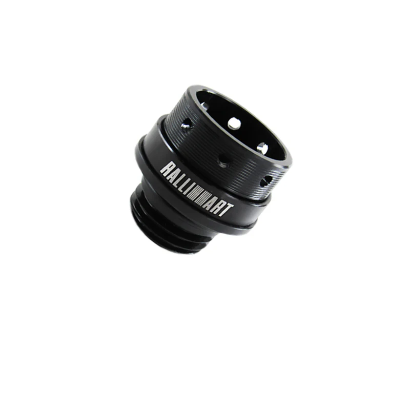 Black Ralliart Racing Engine Oil Cap Oil Fuel Filler Cover Cap For Mitsubishi X1 - Image 7