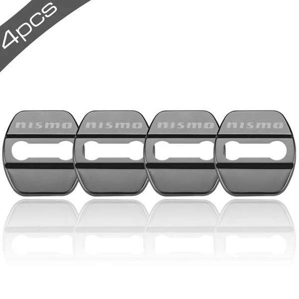 Black Stainless Steel Door Lock Door Striker Cover for NISMO - Image 2