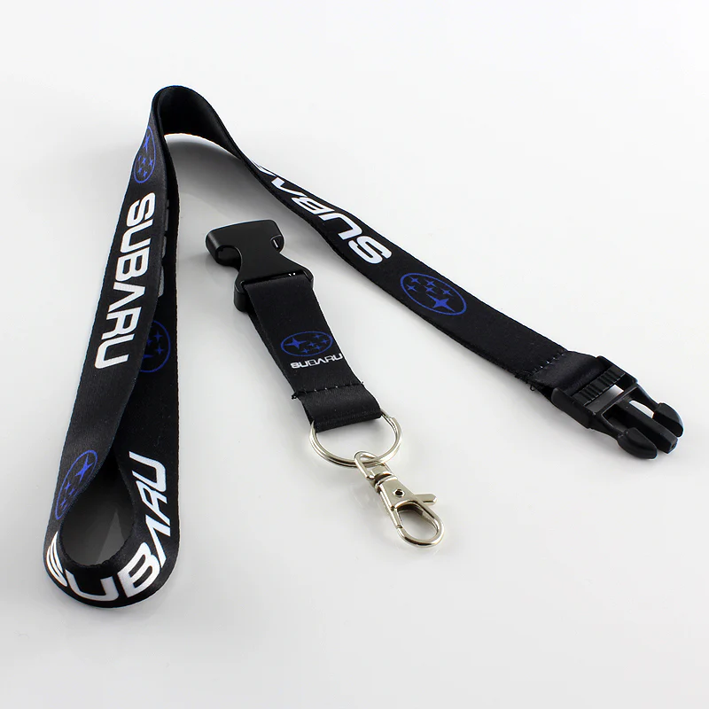 Black SUBARU WRX STI BRZ Impreza Forester Crosstrek Legacy Outback JDM Keychain Phone Neck Strap Lanyard - Image 5