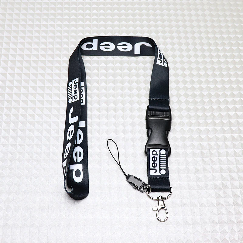 Jeep Black Keychain Lanyard - Image 2