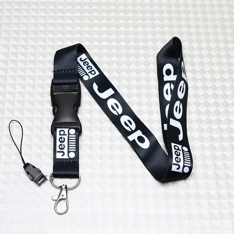 Jeep Black Keychain Lanyard - Image 3