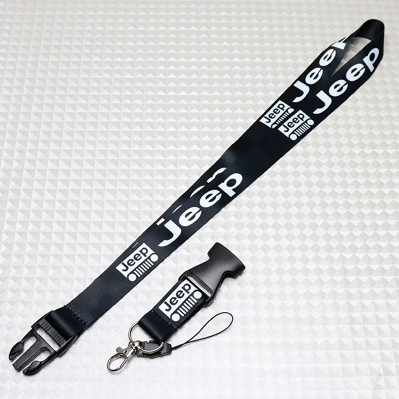 Jeep Black Keychain Lanyard - Image 4