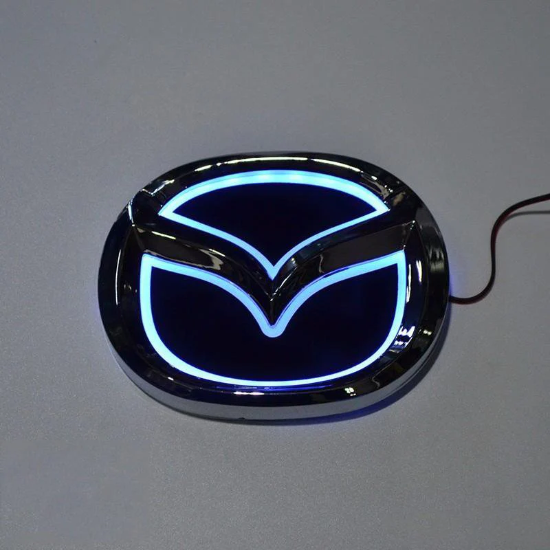 Mazda MazdaSpeed Blue 5D LED Car Tail Logo Badge Emblem Light Lamp For Mazda8 CX7 Mazda3 Mazda2 - Image 3