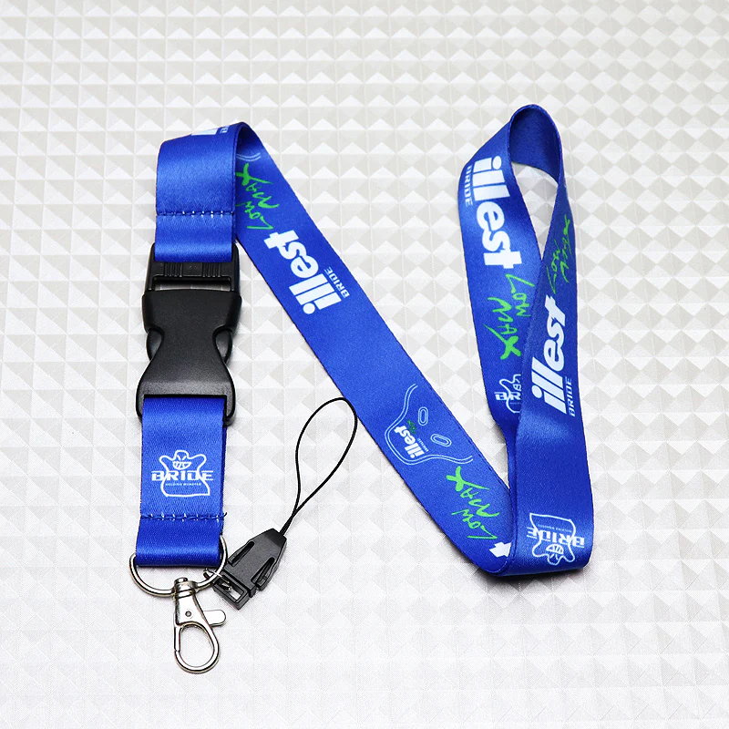 Illest Blue Keychain Lanyard - Image 3