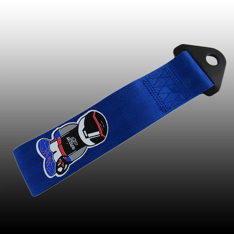 Mugen Blue Racing Tow Strap for Front / Rear Bumper - Image 2