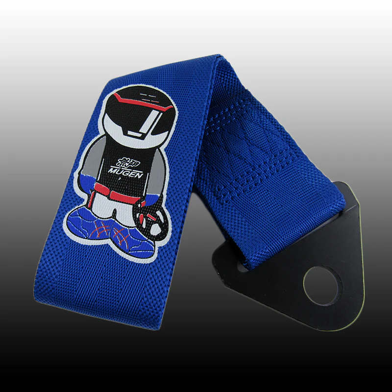 Mugen Blue Racing Tow Strap for Front / Rear Bumper - Image 3
