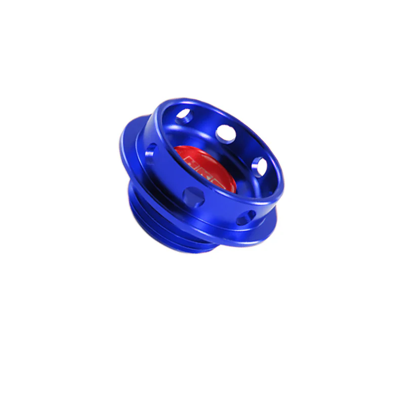 Blue HKS Engine Oil Fuel Filler Cap Cover Billet For Toyota Camry Corolla Celica - Image 5
