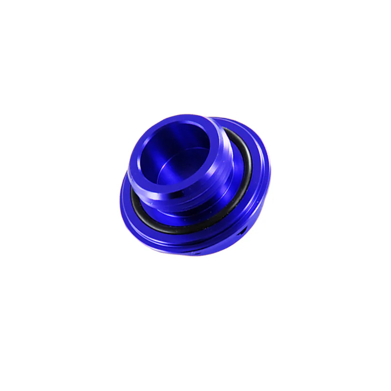 Blue HKS Engine Oil Fuel Filler Cap Cover Billet For Toyota Camry Corolla Celica - Image 6