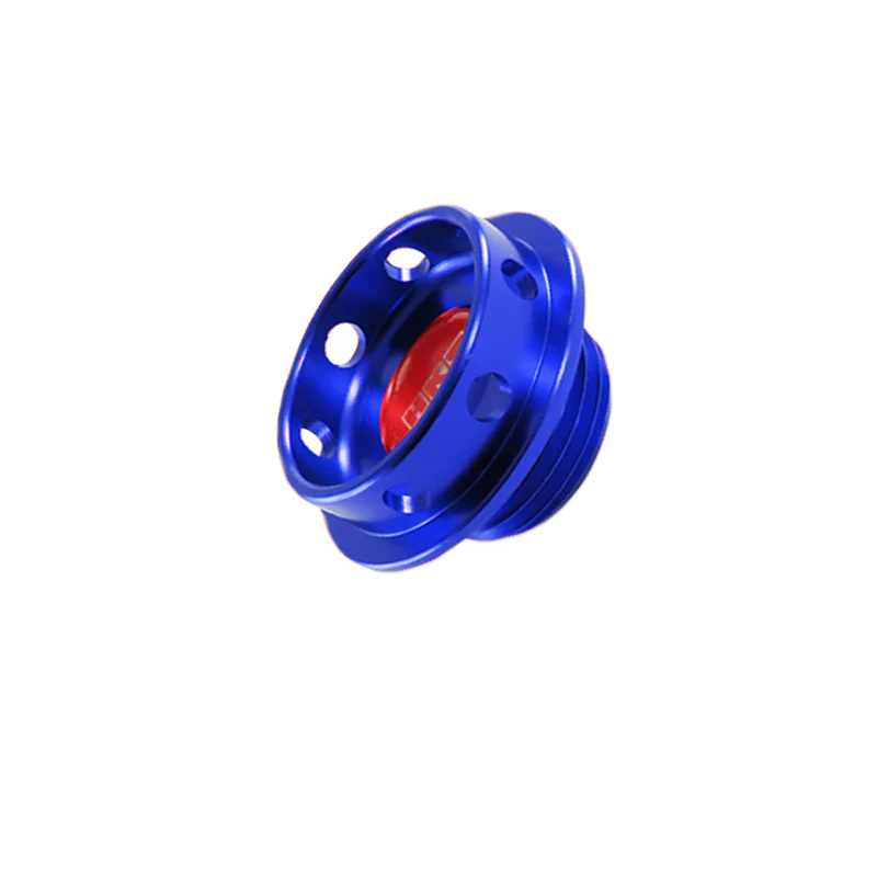 Blue HKS Engine Oil Fuel Filler Cap Cover Billet For Toyota Camry Corolla Celica - Image 7