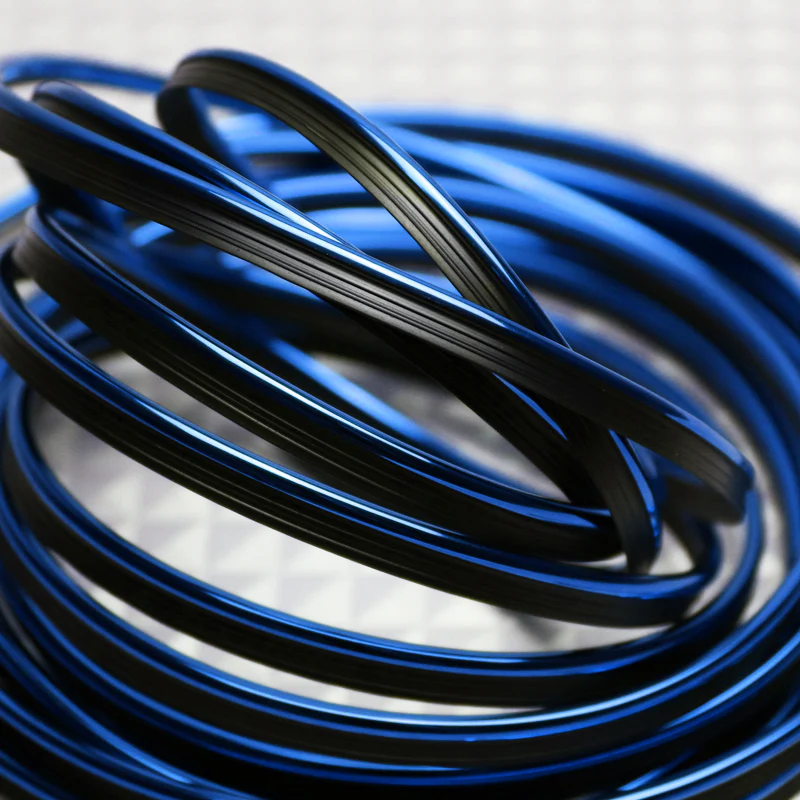 Blue Interior Edge Gap Line Moulding Trim Molding Strip Auto Car Décor - 32.8 ft - Image 2