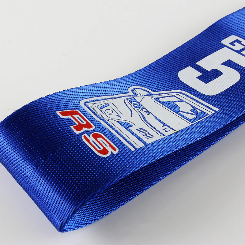 Honda GK5 RS Blue Racing Tow Strap for Front / Rear Bumper - Image 4