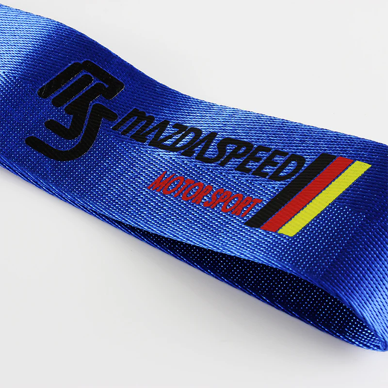 Mazdaspeed Blue Racing Tow Strap for Front / Rear Bumper - Image 4