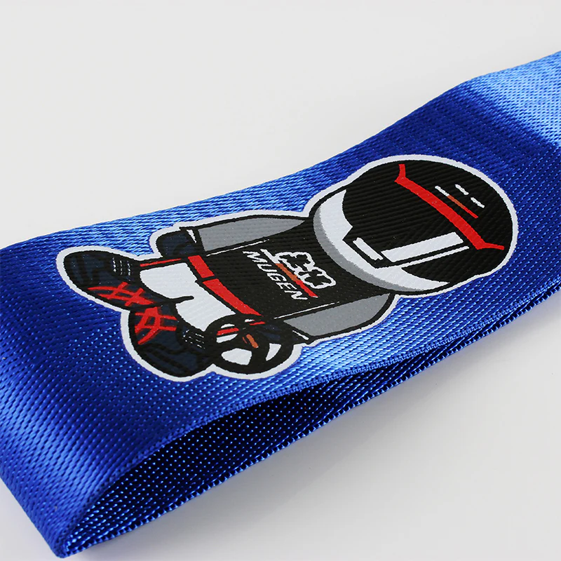 Mugen Blue Racing Tow Strap for Front / Rear Bumper - Image 3