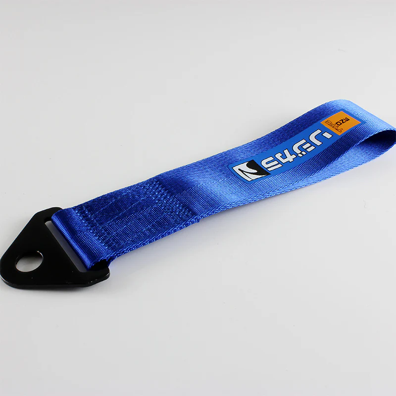 Spoon Sports Type One Blue Racing Tow Strap for Front / Rear Bumper - Image 2