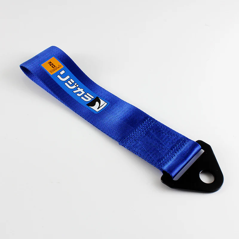 Spoon Sports Type One Blue Racing Tow Strap for Front / Rear Bumper - Image 4