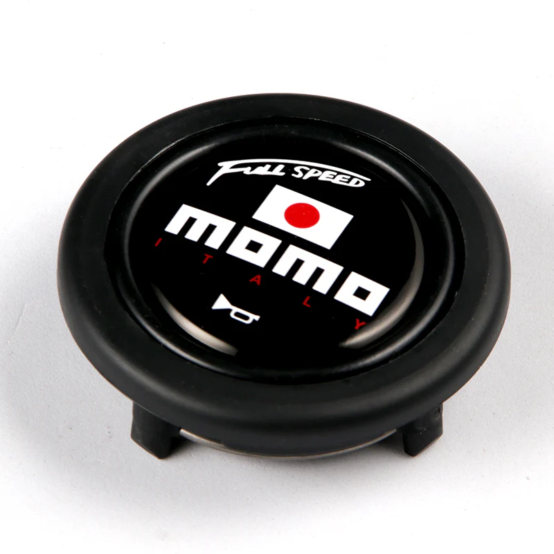 Blue Line 350mm MOMO Racing Steering Wheel Microfiber Leather with MOMO Horn Button - Image 4