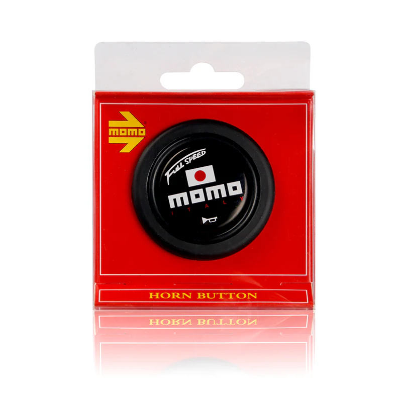 Blue Line 350mm MOMO Racing Steering Wheel Microfiber Leather with MOMO Horn Button - Image 9