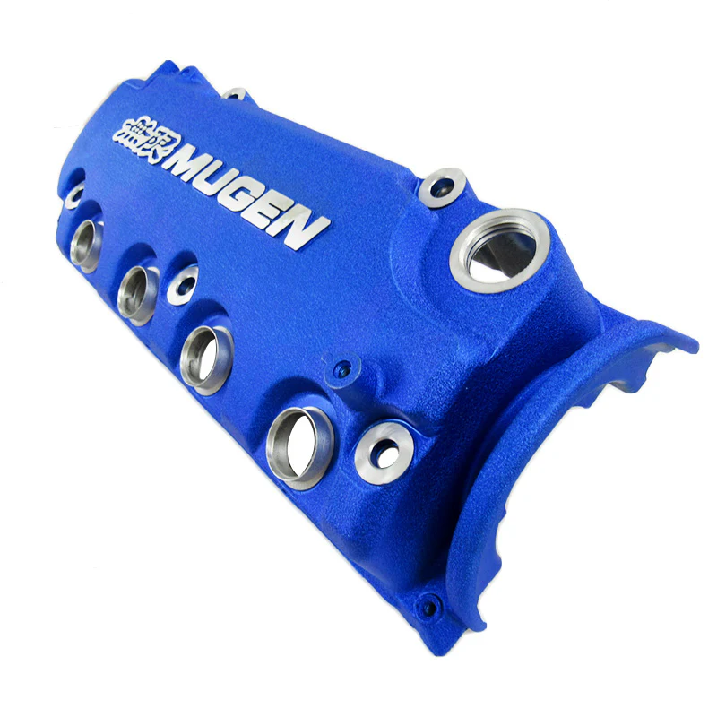 Mugen Blue Engine Valve Cover with Oil Cap for Honda Civic SOHC VTEC - Image 6