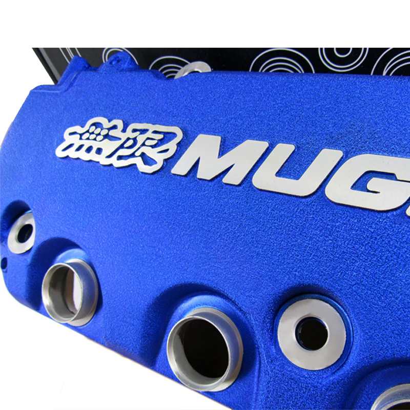 Mugen Blue Engine Valve Cover for Honda Civic SOHC VTEC - Image 4