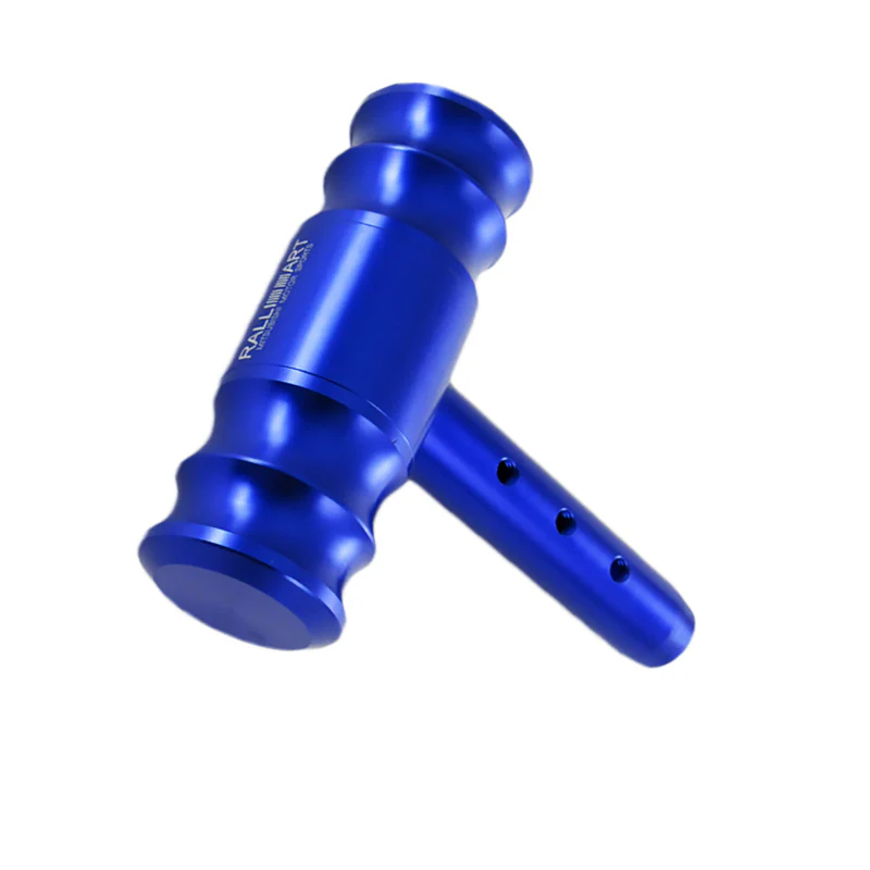 Blue RALLIART Mitsubishi Car Shift Knob Aircraft Joystick Transmission Racing Gear Shifter - Image 4