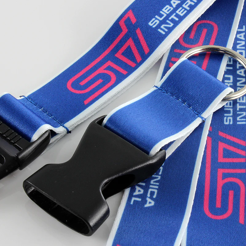 Blue STi Impreza WRX STI BRZ Forester Crosstrek Legacy Outback Lanyard keychain - Image 4
