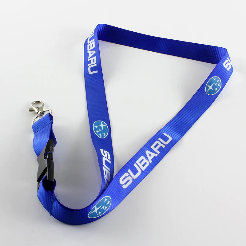 Blue SUBARU Impreza WRX STI BRZ Forester Crosstrek Legacy Outback Keychain Lanyard - Image 2