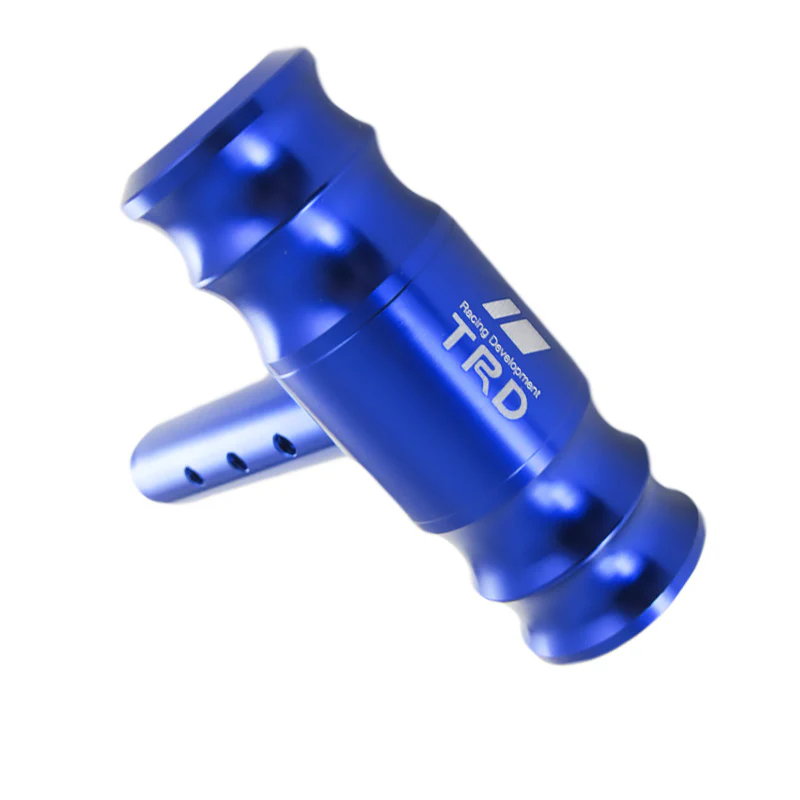 Blue TRD Car Shift Knob Aircraft Joystick Transmission Racing Gear Shifter - Image 3