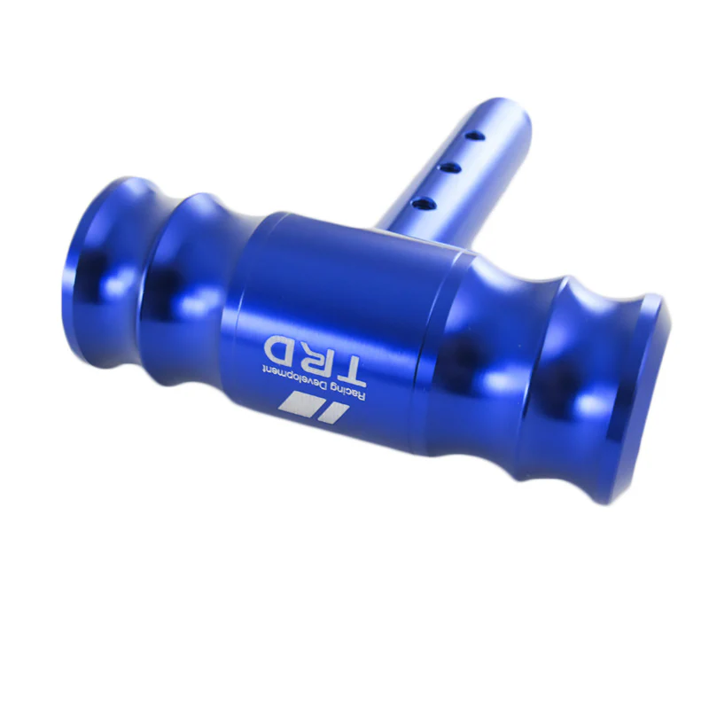 Blue TRD Car Shift Knob Aircraft Joystick Transmission Racing Gear Shifter - Image 6