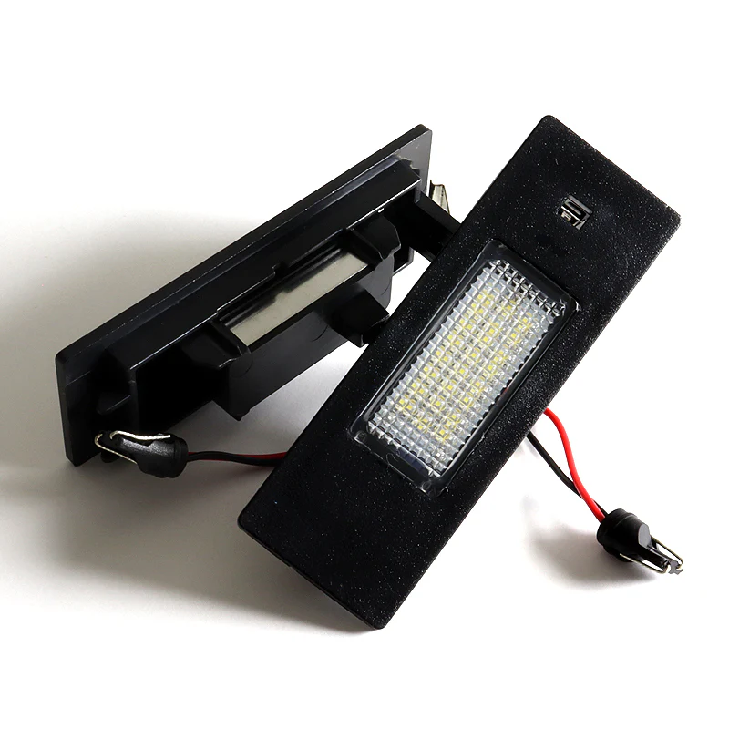 BMW E63 E64 F06 F12 F13 F20 E85 E86 E89  Xenon White LED License Plate Lights (2pcs) - Image 2
