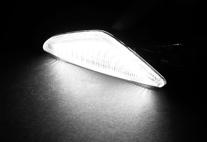 2008-2014 BMW X6 E71 E72 White LED Turn Signal Front Side Marker Lights -Clear Lens - Image 4