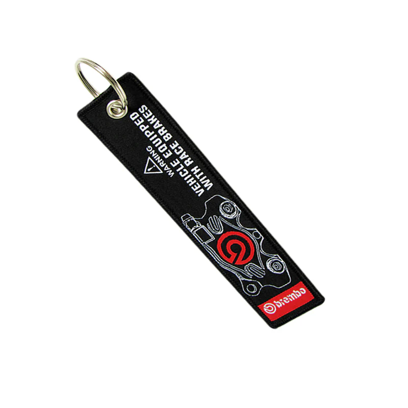 BREMBO DOUBLE SIDE FRONT AND BACK Racing Cell Holders Keychain X2 - Image 4