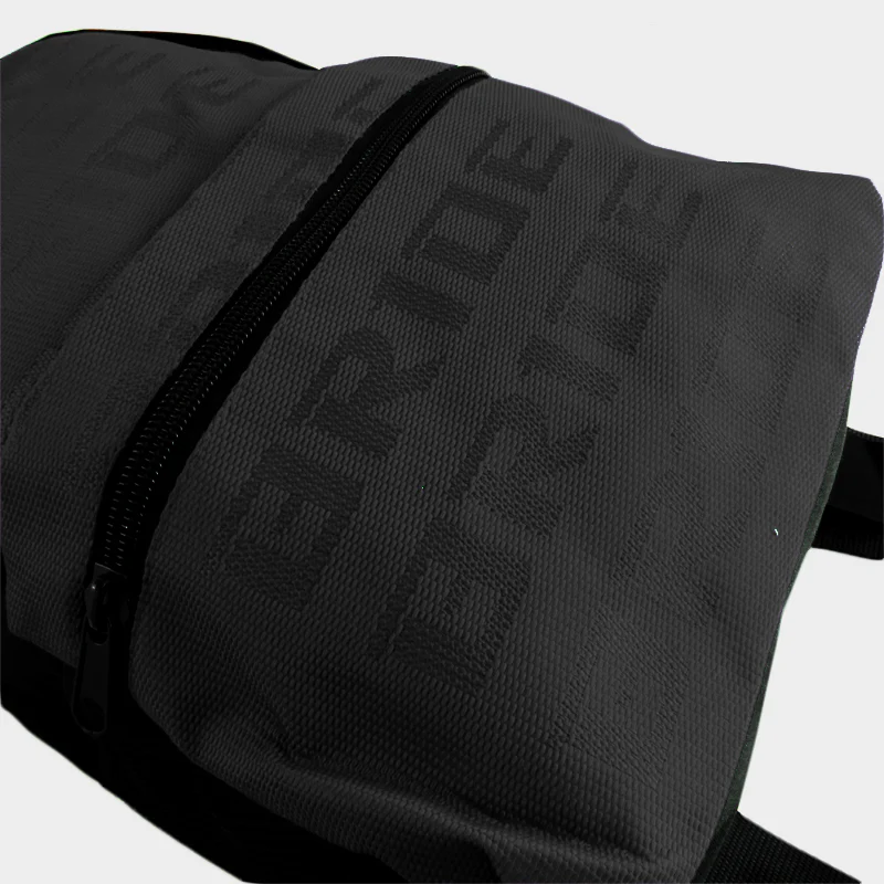 Bride Black Backpack with Takata Green Harness Adjustable Shoulder Straps - Image 4