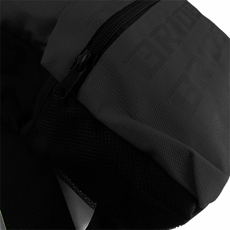 Bride Black Backpack with Takata Green Harness Adjustable Shoulder Straps - Image 6