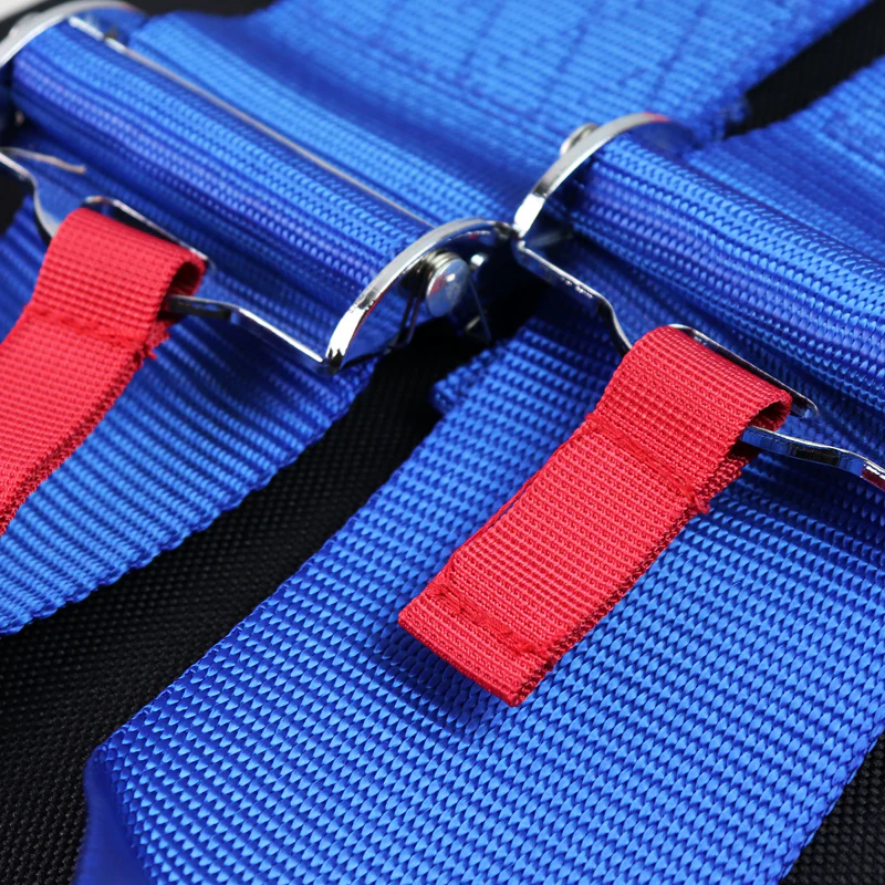 Bride Gradation Cloth Backpack Asimo Blue Harness Adjustable Shoulder Straps with HONDA Metal Keychain key Ring Hook Strap - Image 9